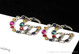 Gu15cci designer earrings Luxury Jewelry LOVE earrings Women Mens Earrings g Hip Hop Diamond Stud Earings Iced3483864