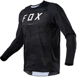 2023 Fox Teleyi Cycling T-shirt Mountain Downhill Rower Long Rleeve Ubrania wyścigowe DH MTB Offroad Motocross BMX Jerseys
