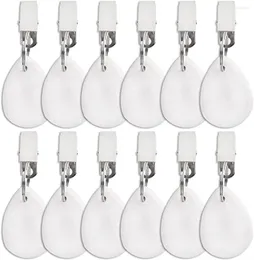 Ganci 100 Pz/lotto Rotaie Tovaglia Pesi Marmo Pietra Tovaglia Peso Indoor Outdoor Teardrop Pesante Copertura Holde