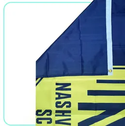 Nashville SC 35ft 90cm150cm Polyester MLS flags Banner decoration flying home garden flag Festive gifts8092302