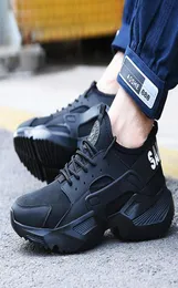 Lizeruee chaussures de sécurité de travail 2019 baskets de mode ultralégères à fond souple hommes respirant Antismashing acier orteil bottes de travail F0253367618