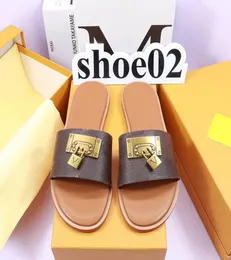 Luxury Brand Sandals Designer Slippers Slides Floral Brocade Genuine Leather Flip Flops Women Shoes Sandal without box by gogosho5384683