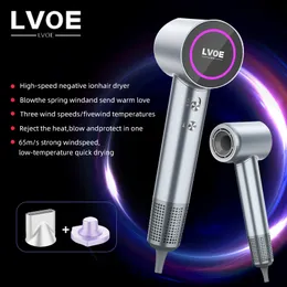 Hair Dryers Hair Dryer High Speed 29ms Air Speed Quick Dry Negative Ion Blow Dryer Professional Hair Care 110 000rpm Motor 59dB 230922