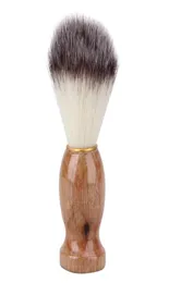 Badger Hair Barber Shaving Brush Razor Brushes with Wood Handle Men039s Salon Facial Beard Cleaning Tool7825194