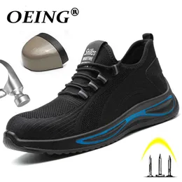 Boots Work Sneakers Steel Toe Safety Shoes Men Lightweight Indestructible Security Footwear Man Protective 2023 230922