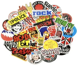 52PCS Rock and Roll Music Band Assorted Sticker Waterproof Decal For Skateboard Guitar Laptop Motorcycle Car DIY8697796