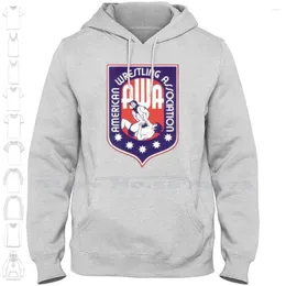 남성용 후드 awa -American Wrestling Association Streetwear Sport Hoodie 스웨트 셔츠 영토 Old School Pro