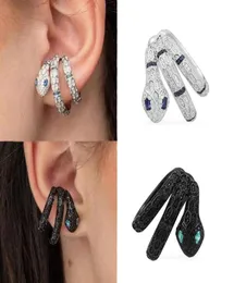 Kakany 2021 High-quality Original 1:1 Single Lake Blue -shaped Slip-in Earrings Women's Fashion Party Jewelry Gifts Hoop & Huggie1450315