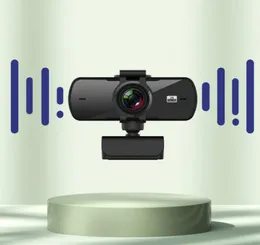 Webcam 2k full hd 1080p com autofoco e microfone, câmera web usb para pc, computador, mac, laptop, desktop, youtube, webcamera9653230
