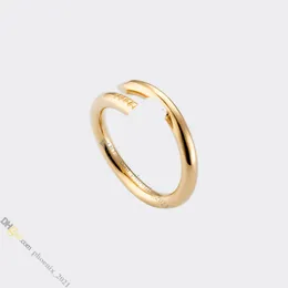 Tırnak Halkası Mücevher Tasarımcısı Kadınlar için Tasarımcı Yüzüğü Titanyum Çelik Yüzük Altın Kaplama Asla solma Alerjik Olmayan, Altın Yüzük, Mağaza/21621802