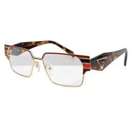 Retro glasses sunglasses frame with strong light transmittance and glasses case PR 112 113 multifunctional half-frame fashionable luxury sunglasses frame