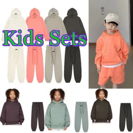 Ess Толстовки детская дизайнерская одежда Комплекты детской одежды с капюшоном Толстовки Пальто для мальчиков и девочек дизайнерская одежда Модные уличные рубашки PulloverjANZ#