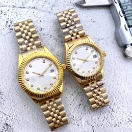 드레스 애호가의 남자 여자 부부 시계 최고의 브랜드 디자이너 다이아몬드 손목 시계 남자를위한 풀 스테인레스 스틸 밴드 시계 선물 선물 선물