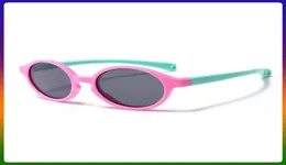 Flexible polarisierte Kinder-Sonnenbrille, rund, bunt, für Kinder, Baby, Kleinkind, Sonnenbrille, Sicherheits-Silikon, weicher Rahmen für Mädchen3660480