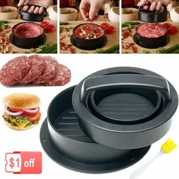 Narzędzia do drobiu mięsnego Manual hamburger prasa nonstick wołowina Patty Mold Grill Burger Ciasto narzędziem 230922
