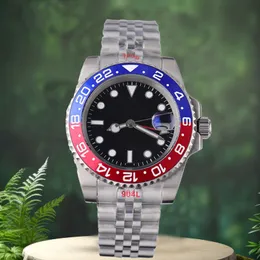 Pepsi Batgirl Rootbeer Sprite Mens 시계 시계 40mm 자동 2813 Movement Men Movement Watch 스테인레스 스틸 jubilee 팔찌 손목 시계 Montre De Luxe Watch