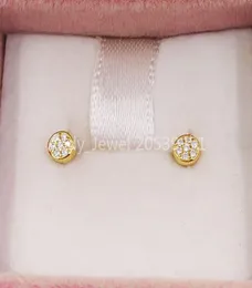 Mindre Classiques örhängen Stud i guld med Diamonds Ref Bear smycken 925 Sterling Silver EarringsFits European Jewelry Style Gift 7923850