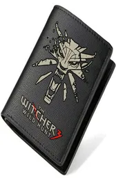 The Witcher wallet Wild hunt purse 3 game short long cash note case Money notecase Leather burse bag Card holders9660096