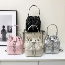 Umhängetaschen Sommer Einfache Eimer Tasche 2023 Neue Mode Kette Schulter Tasche frauen Bagstylishyslbags