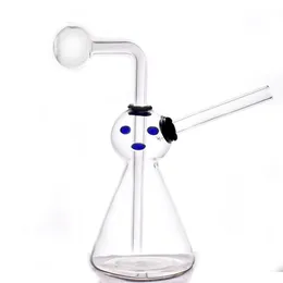 DHL Free Glass Oil Burner Bong Smoking Pipes Thick Ash Catcher Hookah Clear Detachable Water Bongs for Smoking Tools with 30mm Ball Bent Oil Burne Pipe Cheapest Price