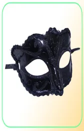 Women Girls Sexy Black Lace Edge Venetian Masquerade Hallowmas mask masquerade masks with Shining Glitter mask dance party mask5435038