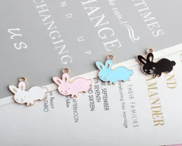 Newest 60pcs Kawaii Animal Pendant Charms 2324mm Gold Tone Plated Oil Drop Cute Earring Necklace Ornament Pendants8032070