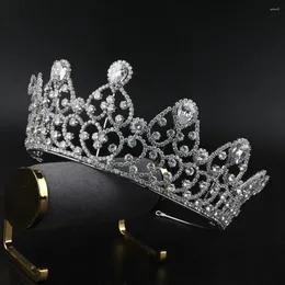 Hair Clips MYFEIVO Full Zircon Bridal Crown Wedding Tiaras Accessories Princess Super Fairy HQ0788