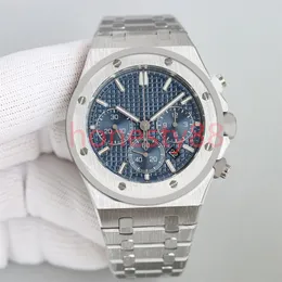 Luksusowe zegarek złotych męskich zegarek Super Long kwarcowe zegarek na rękę 41 mm ze stali nierdzewnej Pasek Lumowinous Sapphire Mirror Designer Auto Data 2848