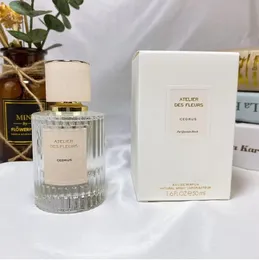 Высококачественные ароматические ароматы для женщин Atelier Des Fleurs Cedrus Perfumes 50 мл 1,6 флоц Eau de Parfum Длительный одеколон Parfum Натуральный спрей