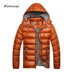 Mens Down Parkas Dimusi Winter Men Kurtka moda bawełniana termiczna gruba męska swobodna warstwowa gąsienica z kapturem wiatrówki marka odzieży 5xl TA253 230923