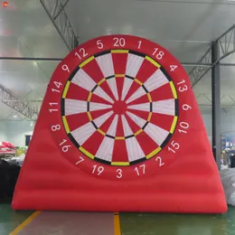 wholesale 5mH 16.5ftH with blower Free Ship Outdoor Activities giant inflatable soccer dart football dart board carnival game for sale