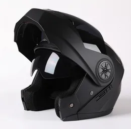 Cycling Helmets Arrival Men Motorcycle Professional Racing Flip Up Helmet ABS Material Modular Dual Lens DOT Certification 230923
