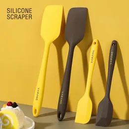 Moldes de cozimento Cozinha Silicone Creme Manteiga Bolo Espátula Raspador Antiaderente Escova Misturador Ferramentas 230923