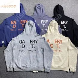 23SS GA Depts City Limited Pamuklu Mektuplarından Önce ve Sonra Çok Yönlü Erkek ve Kadınlar Günlük Kapüşonlu Sweatshirt U0KE#