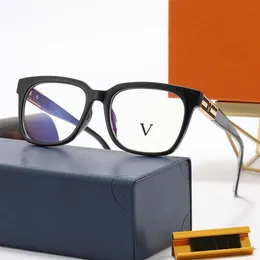 Goggle Eyeglasses Designer Sunglasses Plain Glasses Optical without near power Fashion 4 Color Full Frame Rectangle Letter for Man306m