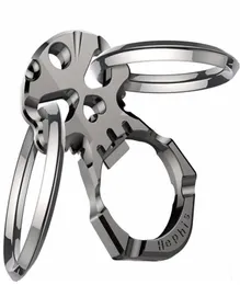 Hephis Skull Knuckles Car Key Chains Unique Men Key Ring Holder Bottle Opener Multi Function Keychains Trinket K1 For Men Gifts S3556526