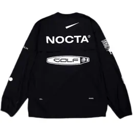 2023 Men's Hoodies US version nocta Golf co branded draw breathable quick drying leisure sports T-shirt long sleeve round neck Advanced design 996ess