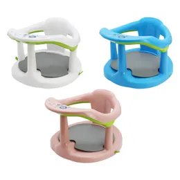 Vasche da bagno Sedili Seggiolino da bagno per bambini Sicurezza portatile Antiscivolo Sedia da doccia nata con ventose per schienale Cura del bambino Sedile da bagno Lavaggio giocattoli 230923