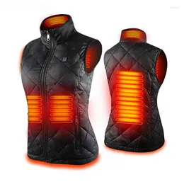 Women's Vests Women Heating Vest Autumn And Winter Cotton USB Infrared Electric Flexible Thermal Warm Jacket