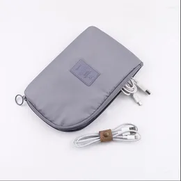 Torby DUFFEL Casual Digital Storage Bag wszechstronny zasilacz Dane kablowe Torebka Solid Travel Business Portable