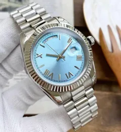 メンズラグジュアリースポーツデザイナーデイデイデートウォッチサイズ41mmローズゴールドステンレス鋼904L自動ムーブメントウォッチ防水ラミナス男性高品質の腕時計