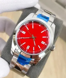 Lüks erkekler kuvars izle otomatik gündelik saatler paslanmaz çelik kayış 36mm kadran su geçirmez kol saati doğum günü hediyesi Montres de lüks