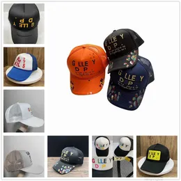 Ball Caps Gp Graffiti Hat Casual Litting Galery Curved Dept Brim Baseball Cap Męskie litery Drukowanie Hats9acx