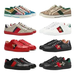 gglies Casual Shoes Designer Sneakers Designer Shoes Bee Ace Sneakers High Quality Mens Shoes Vintage Luxury Chaussures Ladies Leather Shoes Sneakers