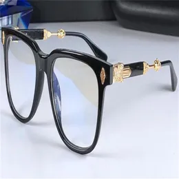 Nuevas y populares gafas ópticas retro para hombre MELICE, diseño de estilo punk, montura cuadrada retro con caja de cuero, lente HD de alta calidad 237v