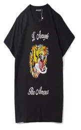 2019 Summer Designer T Shirts For Men Tops Tiger Head Letter Embroidery T Shirt Mens Clothing Brand Short Sleeve Tshirt Women Tops8759678