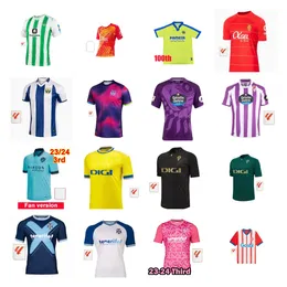 23 24 Real Zaragoza Cadiz Valladolid 축구 유니폼 홈 2023 Kagawa Football Shirts 남자 아이 멀리 Camiseta de Futbol Carnaval Sergi Celta de Home Vigo Third Uniforms