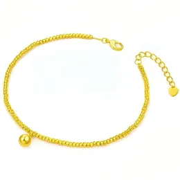 Yadis Fine Custom Real 999 Gold 24k Pure Soild Gold Jewelry Charm Beads Bracelets Kobiety