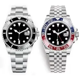 Lüks seramik çerçeve mens otomatik mekanik saatler tasarımcı erkekler 2813 hareketli ışıklı safir su geçirmez tasarımcılar bilek saatleri montre de luxe