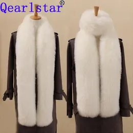 Capa feminina Qearlstar 180cm super longo lenço de pele sintética inverno mulheres cachecol cosplay quente moda decoração fofo xale envoltório lenço de luxo YT09 230923